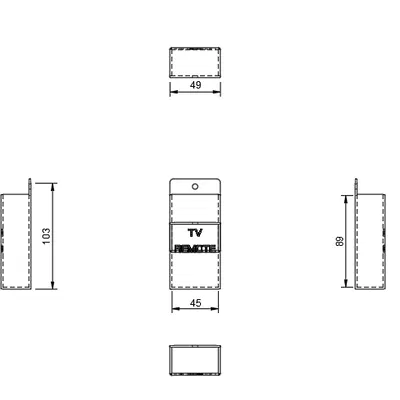 Chỗ Treo Remote TV Lên Tường