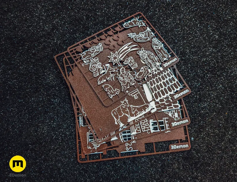 Mô hình Kit Card Cảnh Chúa Giáng Sinh Bethlehem - Image 7