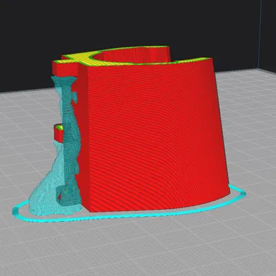 Giá đỡ bút 3D gắn khung máy in