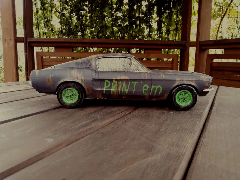 RC Car - Khung sườn RC Muscle Car (Chassis) - Image 2