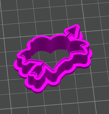 Khuôn Cắt Trái Tim Mũi Tên 2 Cho Ngày Valentine - Image 1