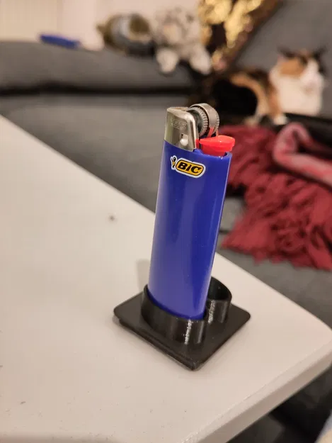 Khuôn 1x1 Gridfinity đựng bật lửa BIC có nam châm - Image 4