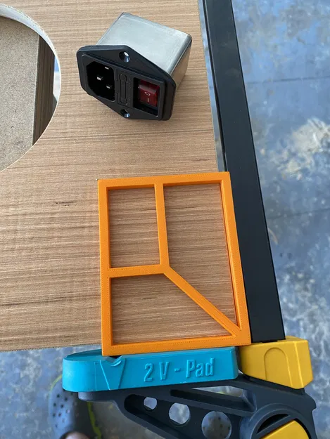 Khuôn phay cho công tắc nguồn / bộ lọc nguồn - Máy Pin ảo (VPin) 45x45mm - Image 4