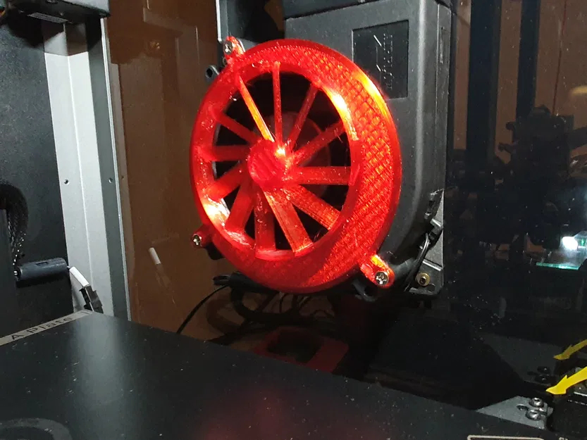 Creality K1 - Bộ giảm thanh và bảo vệ quạt bên cải tiến - Image 3