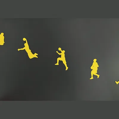 Tranh Treo Tường Cầu Thủ Bóng Rổ Đang Chơi #1