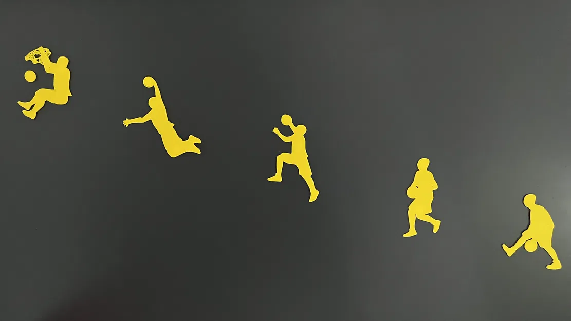 Tranh Treo Tường Cầu Thủ Bóng Rổ Đang Chơi #1 - Image 2