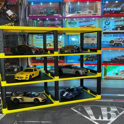 Giá đỡ trưng bày xe hơi đơn giản cho Hot Wheels & Xe 1/64