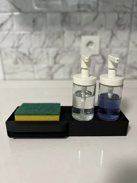 Khu vực để miếng rửa chén và khay đựng nước rửa chén (Tự khô ráo) - Image 1