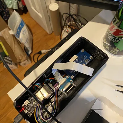 Vỏ và Đế giữ Màn hình Thời tiết ESP-32 E-Paper