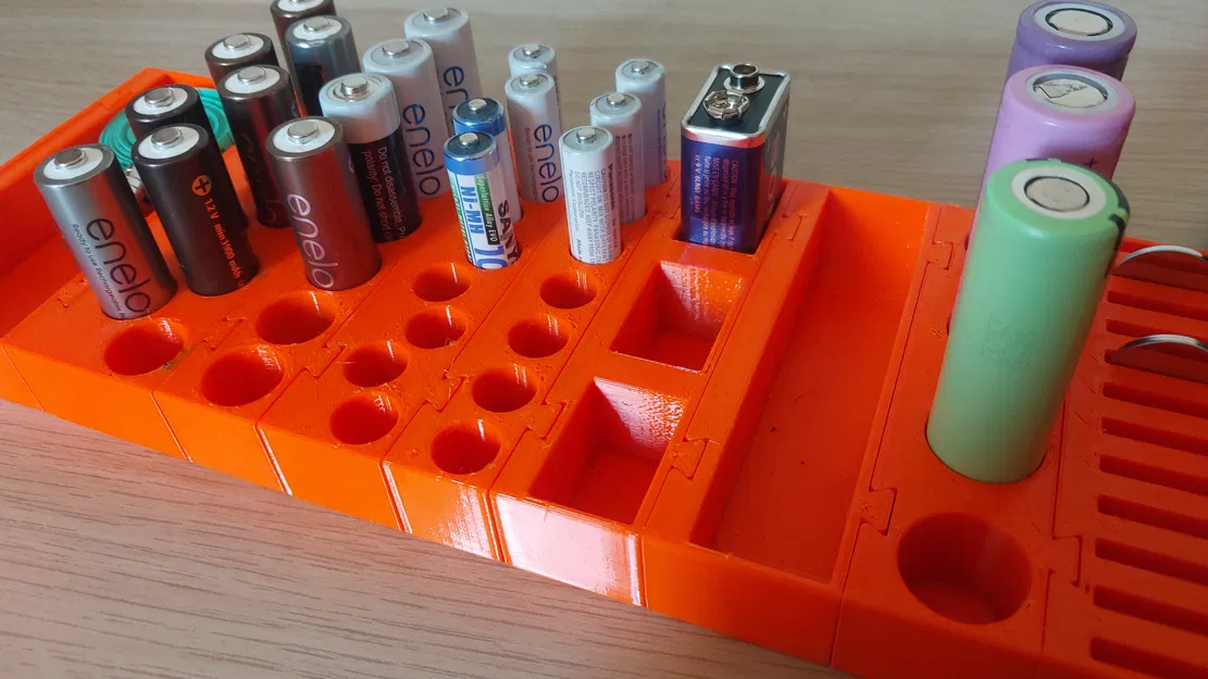 Hộp Đựng Pin Modul Đa Năng Tối Thượng (AAA, AA, CR2, C/R14, D/R20, Cúc, 9V/6F22, 18650) - Image 2