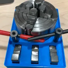 Giá Đỡ Mâm Cặp Máy Tiện Mini 4" Có Hộp Đựng$