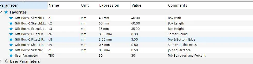 Hộp Parametric Đơn Giản 40x60x35 - Image 2