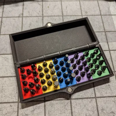 Khay Giữ Mũi LTT Từ Tính - Bộ Chèn Chia 60 Mũi