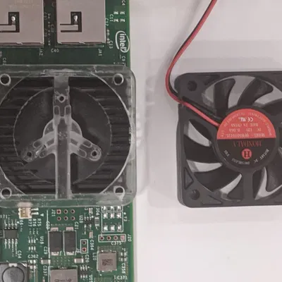 Giá đỡ quạt 50mm cho card mạng Intel X540 10GbE