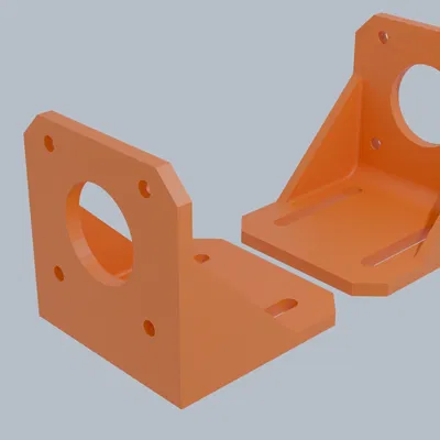 Giá đỡ cho động cơ bước Nema 17 - Gia cố