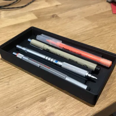 Hộp Đựng 4 Bút/Bút Chì/Bút Dạ Gridfinity