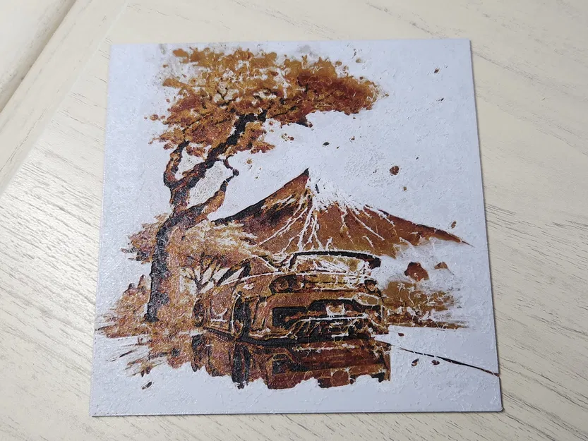 Xe Concept JDM Tuner In Bằng HueForge - Image 2