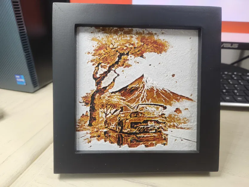 Xe Concept JDM Tuner In Bằng HueForge - Image 3