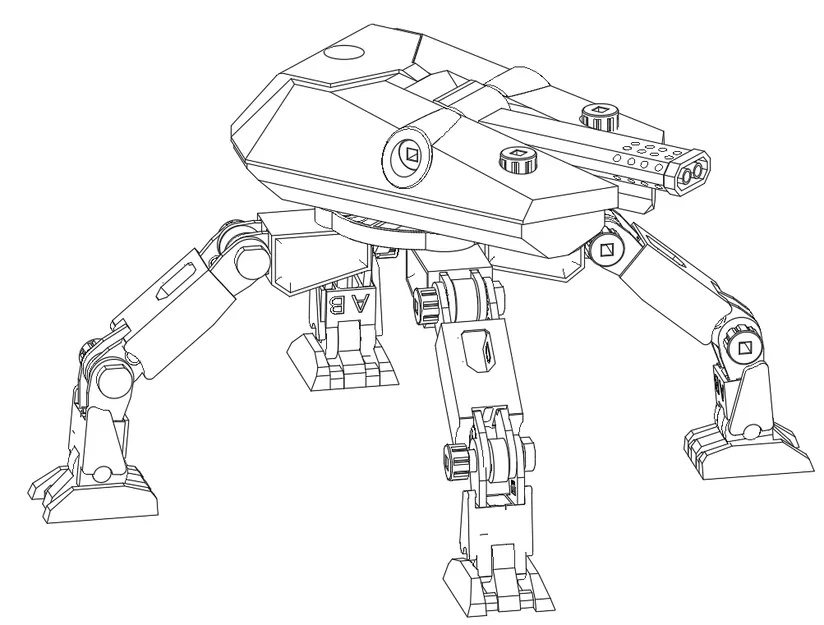 Mô hình Xe tăng "Walker" MT-58008 - Image 2