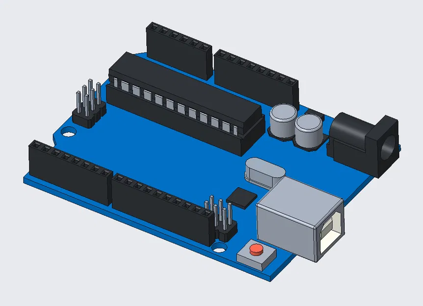 Mô hình Arduino UNO 3D (File STP) - Image 1
