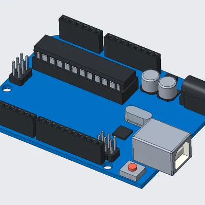 Mô hình Arduino UNO 3D (File STP)