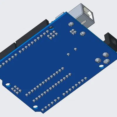 Mô hình Arduino UNO 3D (File STP)