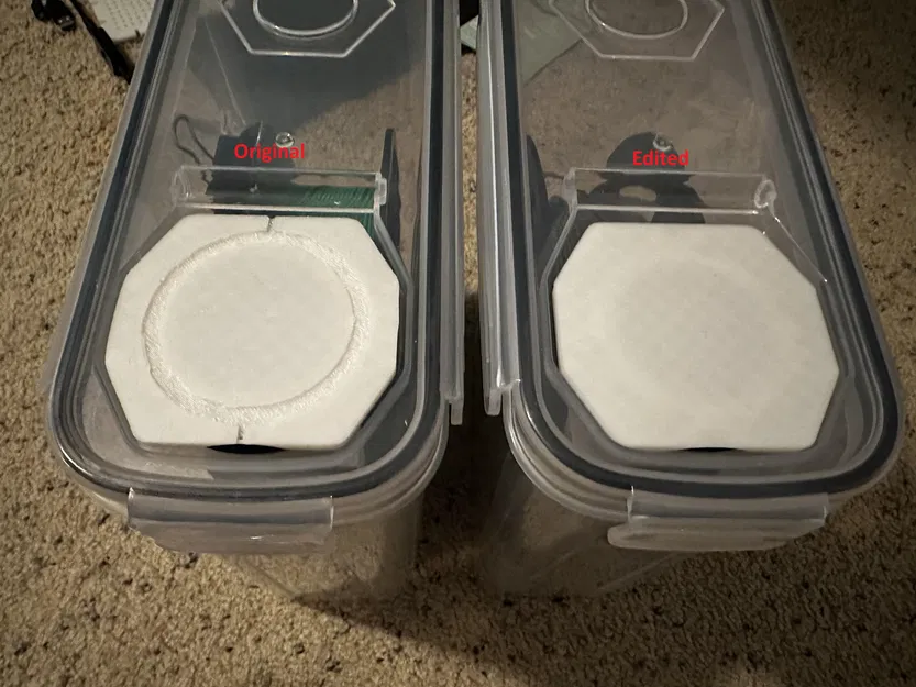 Nắp Chỉnh Sửa Cho Giá Đỡ Cup Hút Ẩm / Đồng Hồ Đo Độ Ẩm Hộp Sấy Filament - Image 1