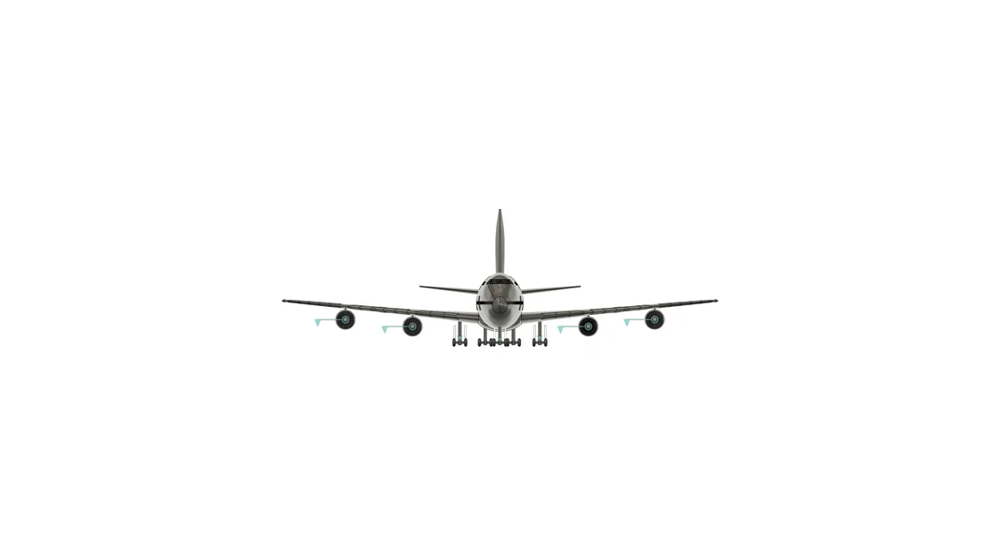 Mô Hình Máy Bay Boeing 747-300 - Image 1