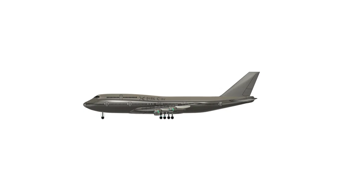 Mô Hình Máy Bay Boeing 747-300 - Image 3