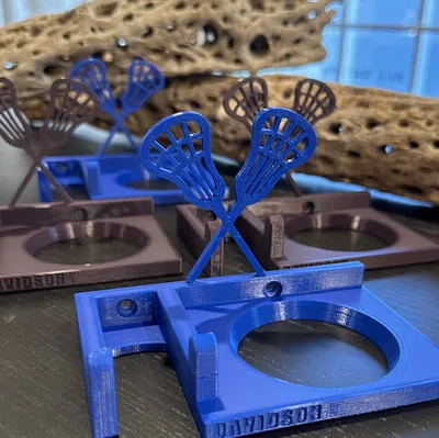 Giá treo vợt và bóng Lacrosse gắn tường