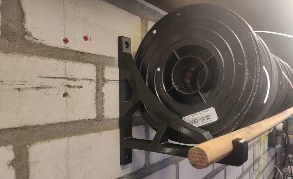 Giá treo tường cuộn filament (phiên bản thanh đơn và đôi) - Image 1