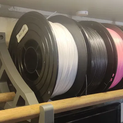 Giá treo tường cuộn filament (phiên bản thanh đơn và đôi)