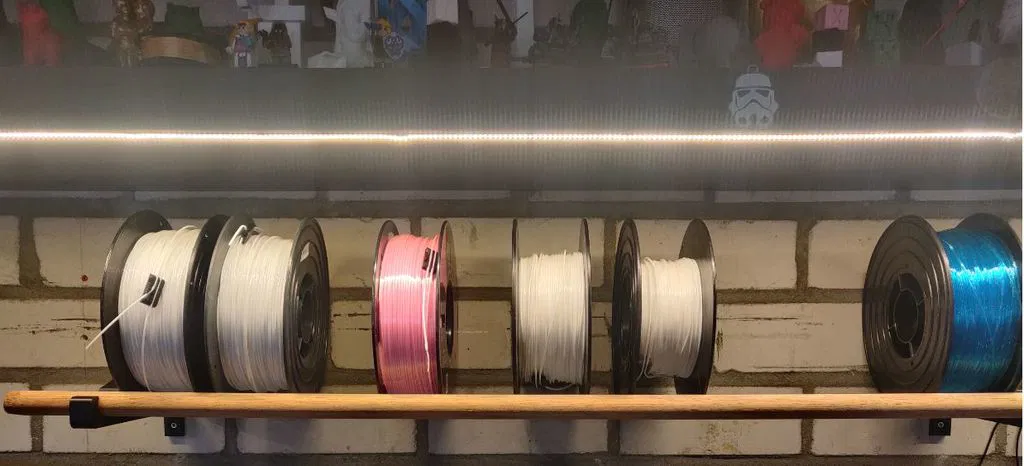 Giá treo tường cuộn filament (phiên bản thanh đơn và đôi) - Image 4