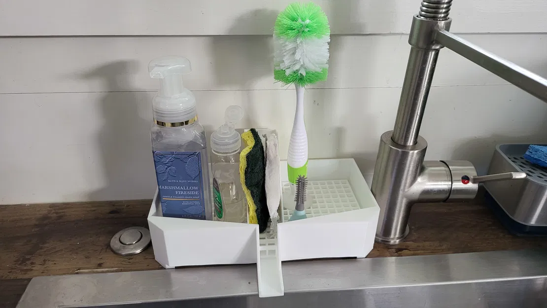 Remix Kệ Để Giẻ Rửa Bát Và Xà Bông Bồn Rửa Chén - Image 1