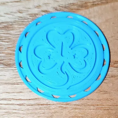 Huy hiệu Wagggs, sẵn sàng may - Tem cỏ ba lá Hướng đạo quốc tế