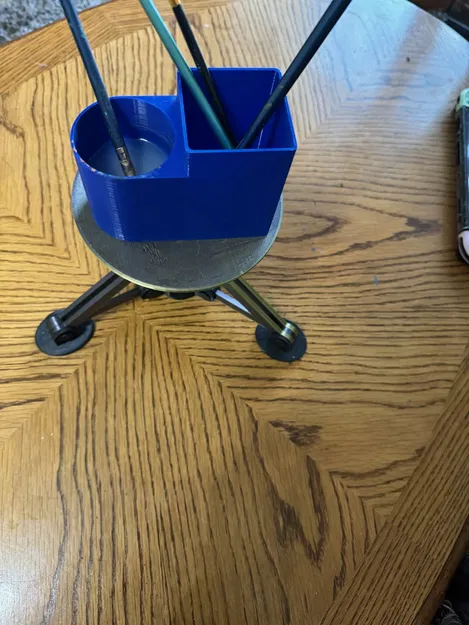 Ly Cắm Cọ Vẽ Kèm Ly Đựng Nước - Image 1