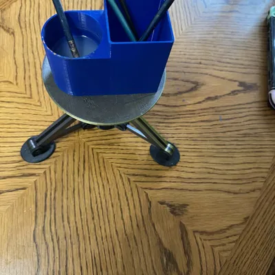 Ly Cắm Cọ Vẽ Kèm Ly Đựng Nước