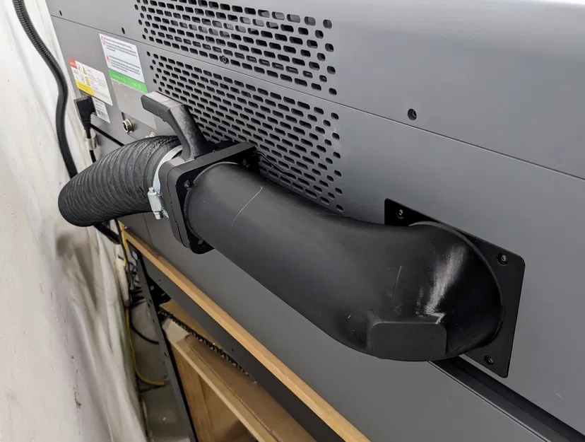 Ống Thông Hơi xTool P2 (Góc Vuông Có Khớp Nối Nhanh) - Image 1