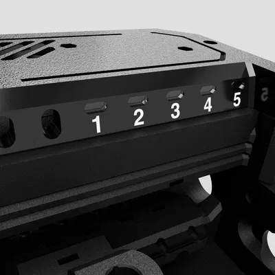 Bìa điện tử MMU3 - Số màu và Kính đèn LED