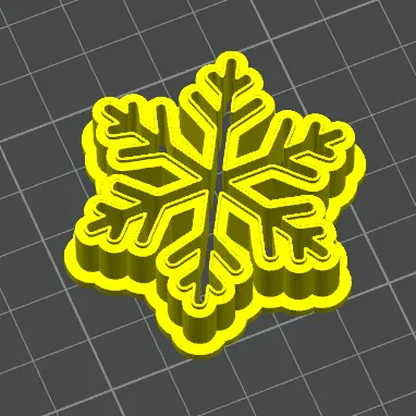 Khuôn Cắt Bánh Quy Hình Bông Tuyết Số 6