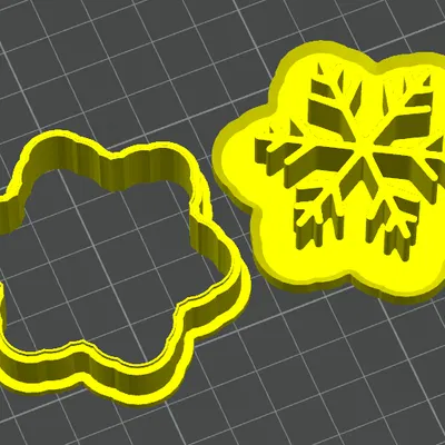 Khuôn Cắt Bánh Quy Hình Bông Tuyết Số 6