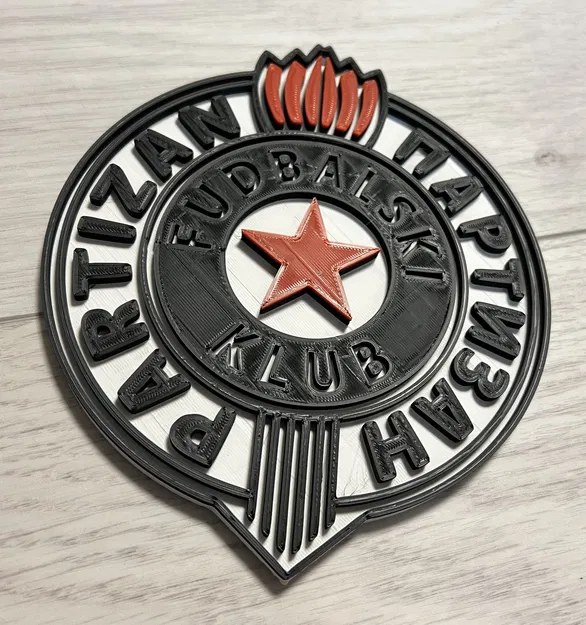 Biểu Tượng Huy Hiệu FK Partizan - Image 1