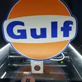Hộp đèn Biển Quảng Cáo Vintage Gulf Có LED - Thumbnail 2