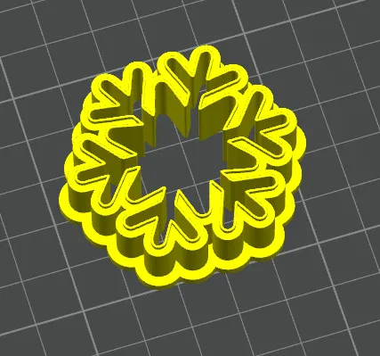 Khuôn Cắt Bánh Quy Hình Tuyết 1 - Image 1