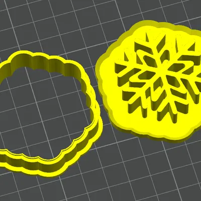 Khuôn Cắt Bánh Quy Hình Tuyết 1