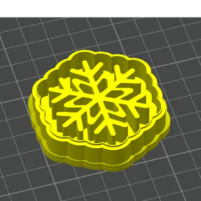 Khuôn Cắt Bánh Quy Hình Tuyết 1