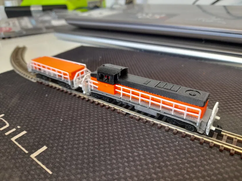 Xe đẩy đầu máy BB63000 khổ N - Image 6