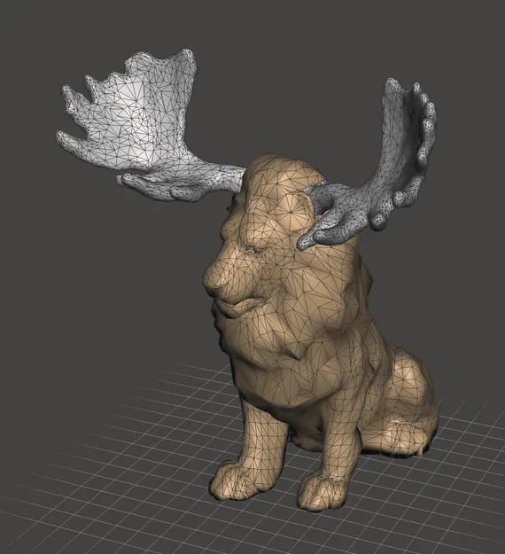 Sư tử Nai Sừng Tấm - Image 1