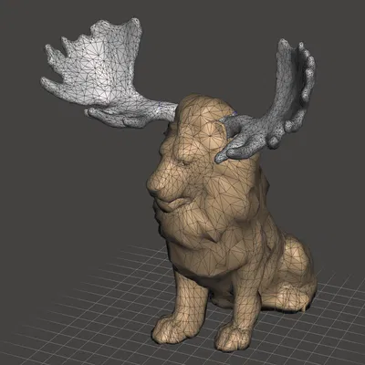 Sư tử Nai Sừng Tấm