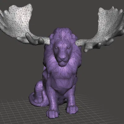 Sư tử Nai Sừng Tấm